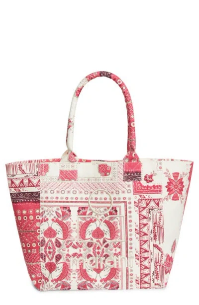 ISABEL MARANT ISABEL MARANT SMALL YENKY BANDANA CANVAS TOTE