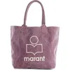 Isabel Marant Small Yenky Canvas Tote In Purple
