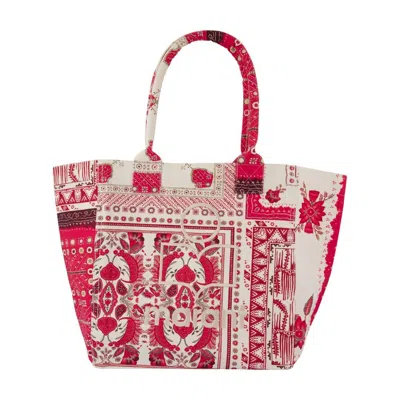 Isabel Marant Small Yenky Ge Shopper Bag - Cotton - Red