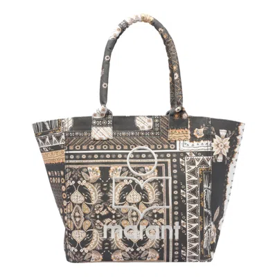 Isabel Marant Small Yenky-ge Tote Bag In Black