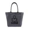 Isabel Marant Small Yenky Gf Shopper Bag In Gray