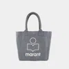 Isabel Marant Women Yenky Small Canvas Tote In Black