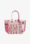 ISABEL MARANT SMALL YENKY PRINTED CANVAS TOTE BAG