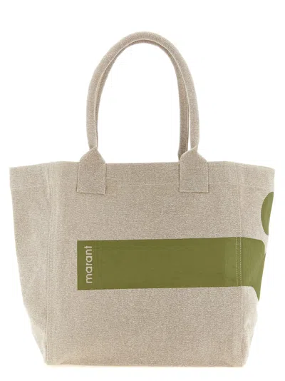 Isabel Marant Small Yenky Shopping Bag In Gray