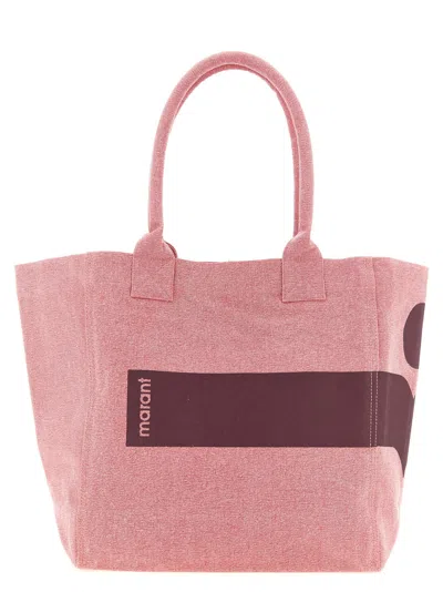 Isabel Marant Small Yenky Shopping Bag In Pink