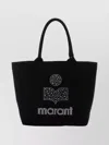 Isabel Marant Small Yenky Festive Studded Logo Canvas Tote