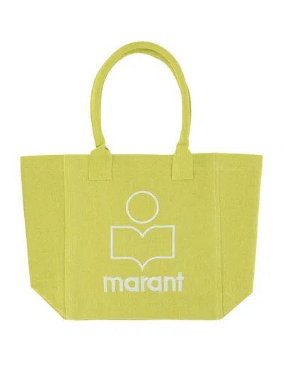 Isabel Marant Yenky Tote Bag Small In Yellow