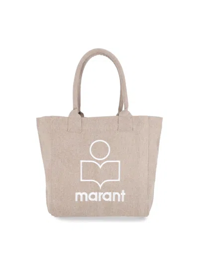 Isabel Marant 'small Yenky' Tote Bag In Sand