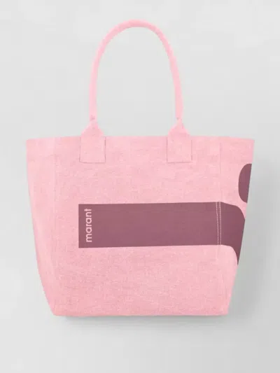 Isabel Marant Small Yenky Tote Bag Rectangular In Pink