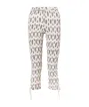 Isabel Marant Alene Smocked Floral-print Cotton Capri Pants In Multi