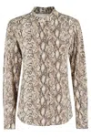Isabel Marant Snake Print Silk Blend Blouse
