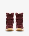 Isabel Marant Balskee Sneakers In Burgundy