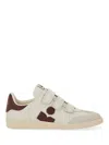 Isabel Marant Beth Gb Three-strap Calfskin Sneakers In White
