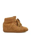 Isabel Marant Bobbie Wedge Sneakers In Brown
