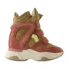 Isabel Marant Balskee Suede Platform Sneakers Women In Multicolor