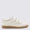 Isabel Marant Beth Mixed Leather Triple-grip Sneakers In White