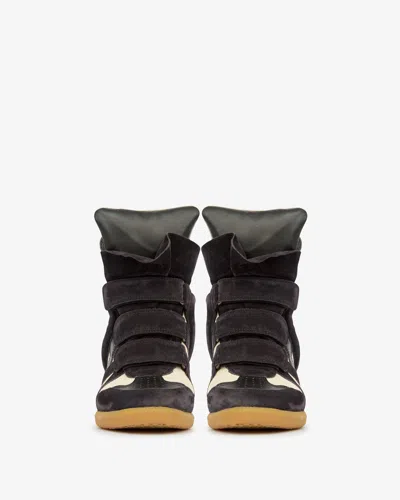 Isabel Marant Bekett Sneakers In Faded Black/chalk