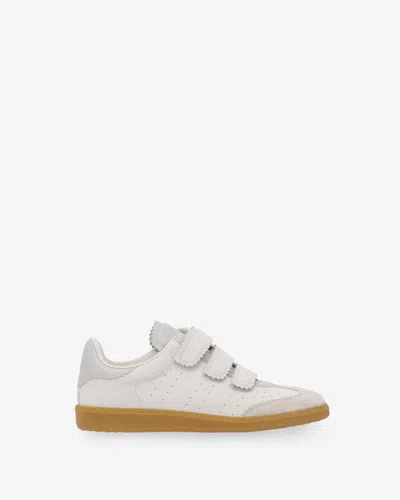 Isabel Marant Beth Mixed Leather Triple-grip Sneakers In Multi