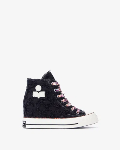 Isabel Marant Sneakers Chuck Wedge Bk In Rabenschwarz