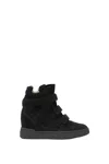 Isabel Marant Round-head High-top Casual Shoes In Black