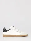 Isabel Marant Beth Sneakers In White Leather In White