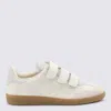 Isabel Marant Beth Mixed Leather Triple-grip Sneakers In White