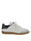 Isabel Marant Low-top Sneaker With Perforated White Leather Upper In White