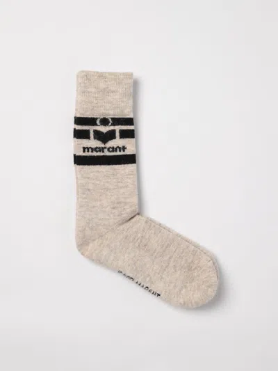 Isabel Marant Socks  Woman Color Beige In Beige