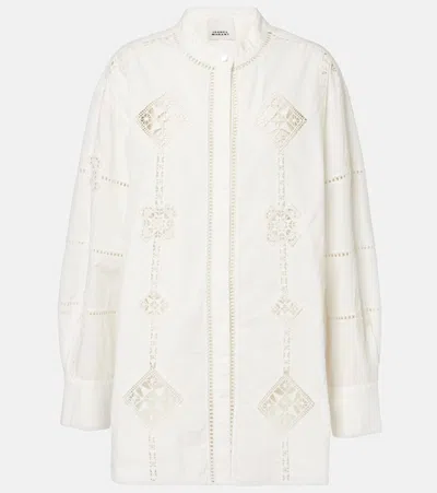Isabel Marant White Poplin Soeline Shirt