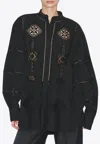 Isabel Marant Soeline Long-sleeved Shirt In Black