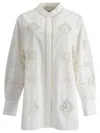 Isabel Marant Broderie Anglaise Blouse In White