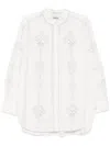 Isabel Marant Soeline Long-sleeved Shirt In Weiss