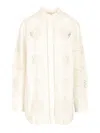 Isabel Marant White Poplin Soeline Shirt In White
