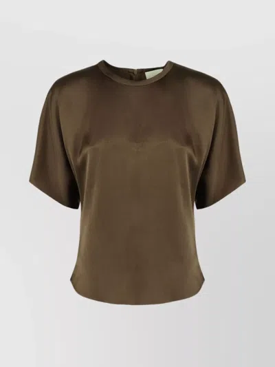 ISABEL MARANT SOFT FABRIC SHORT SLEEVE TOP