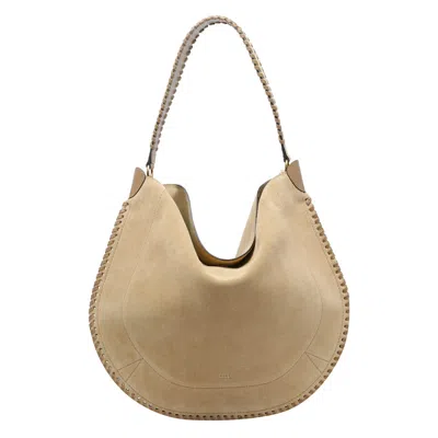 Isabel Marant Soft Oskan Hobo Bag In Sand