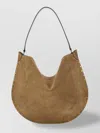 Isabel Marant Soft Suede Shoulder Bag With Studded Detail