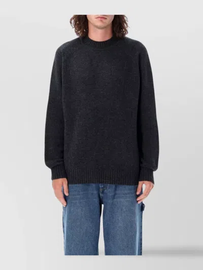 ISABEL MARANT SOFT TEXTURE KNIT IRON SWEATER