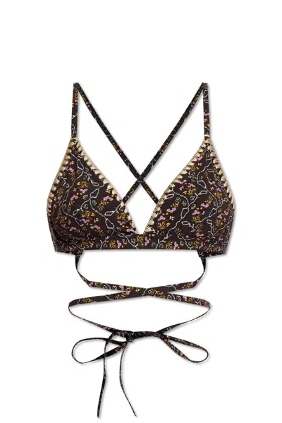 Isabel Marant Solange Bikini Bra In Black