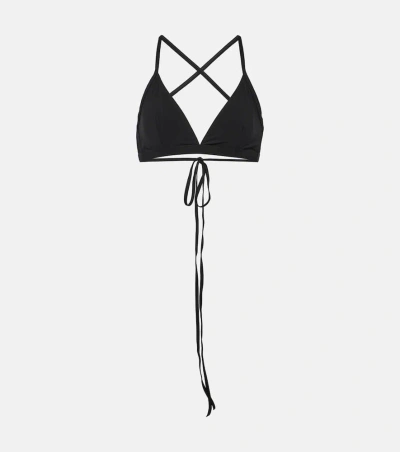 Isabel Marant Solange Bikini Top In Black