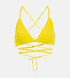 Isabel Marant Solange Bikini Top In Yellow