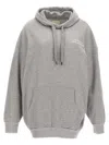 Isabel Marant Long-sleeved Hooded Sweater In Gray
