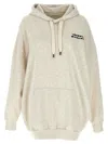 Isabel Marant 'solena' Hoodie Featuring Front Pocket In Beige