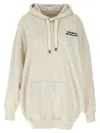 Isabel Marant 'solena' Hoodie Featuring Front Pocket In Beige