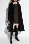 Isabel Marant Solena Logo-embroidered Oversized Hoodie In Black