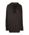 Isabel Marant Solena Logo-embroidered Oversized Hoodie In Black