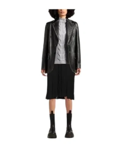 Isabel Marant Solid A-line Skirt In Black