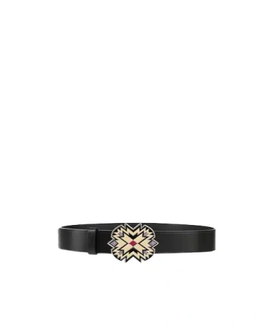 Isabel Marant Solid Color Belt In Black