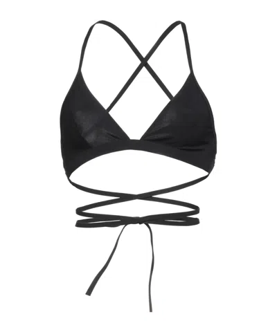 Isabel Marant Solid Color Bikinis In Black