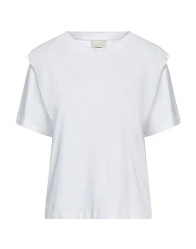 Isabel Marant Solid Color Crew Neck Short-sleeve T-shirt In White