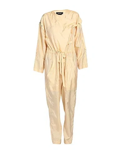 Isabel Marant Solid Color Multi-pocket Jumpsuit In Neutral